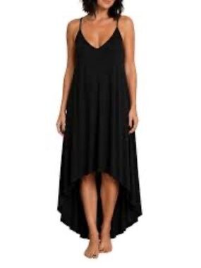 5/$15! Boho Me black High-Low dress with elastic back. Size M